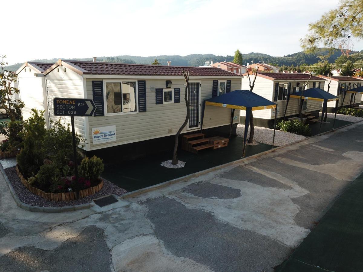Happy Camp Mobile Homes In Castello Camping & Summer Resort Neos Marmaras Eksteriør bilde