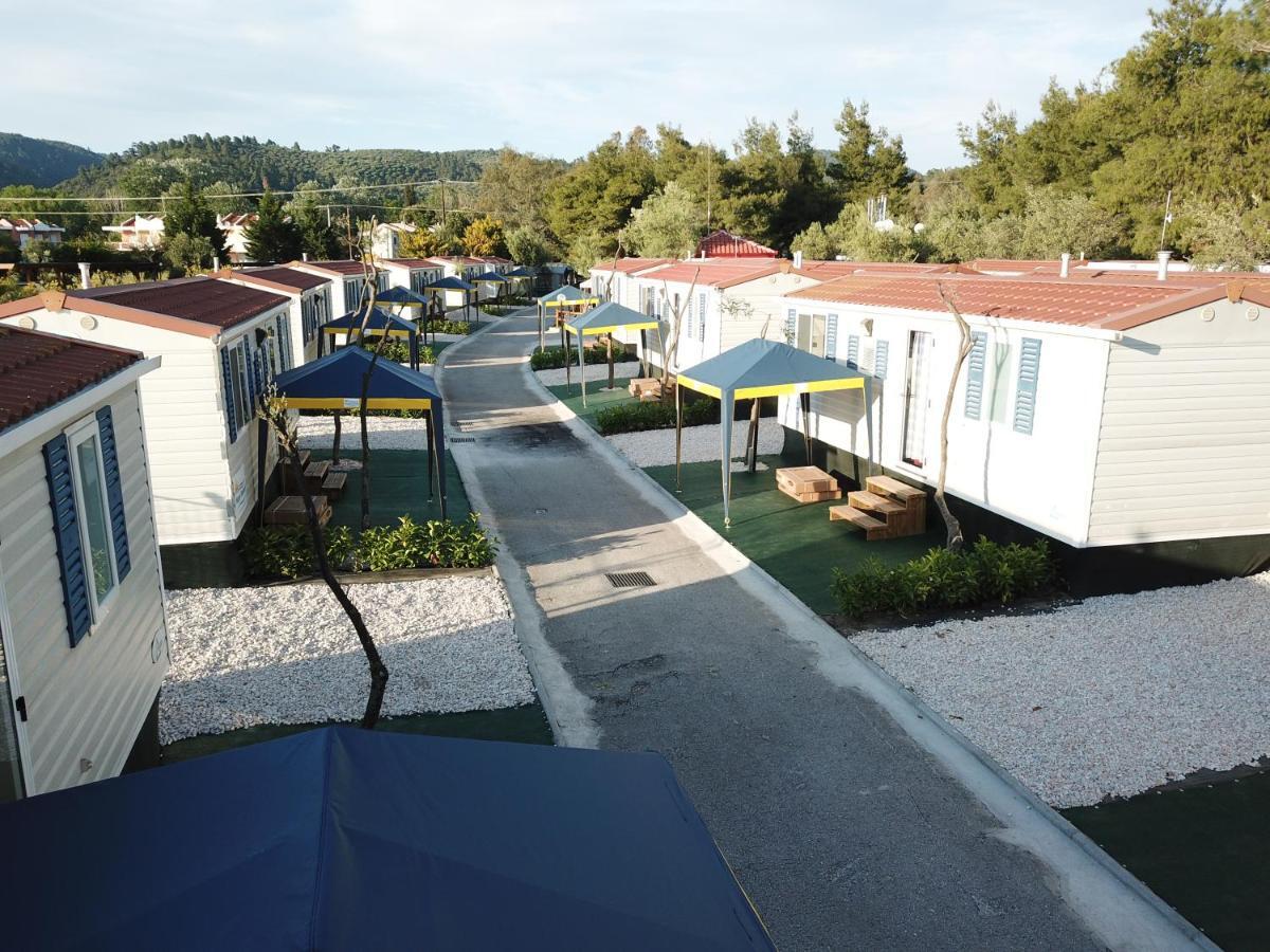 Happy Camp Mobile Homes In Castello Camping & Summer Resort Neos Marmaras Eksteriør bilde